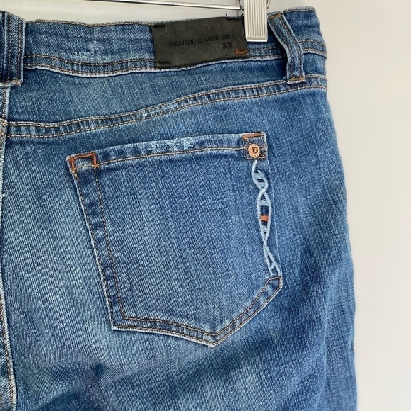 GENETIC Denim The Shane Style Distressed Denim Blue Jeans Waist Size 29 - Picture 6 of 7